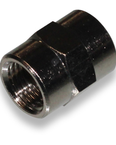 Sleeve, brass nickel plated, 1/4"